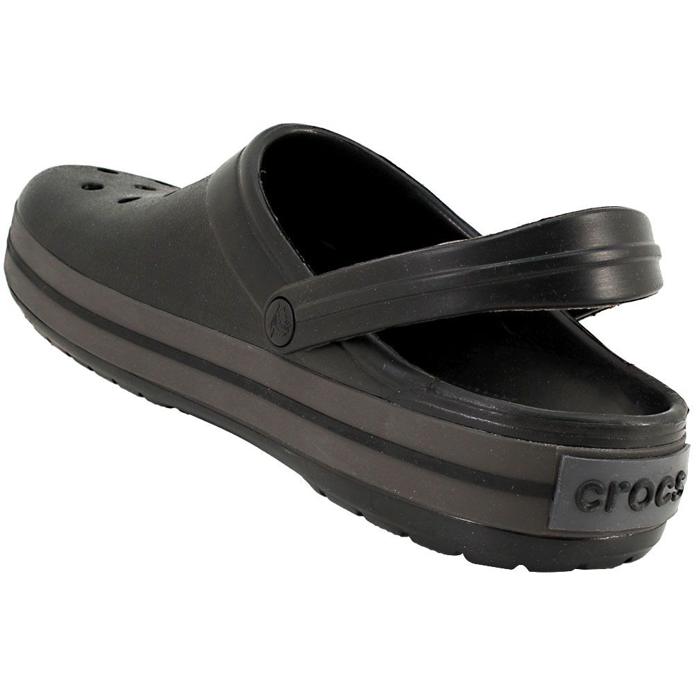 Crocs Crocband Water Sandals - Mens Black Grey Back View