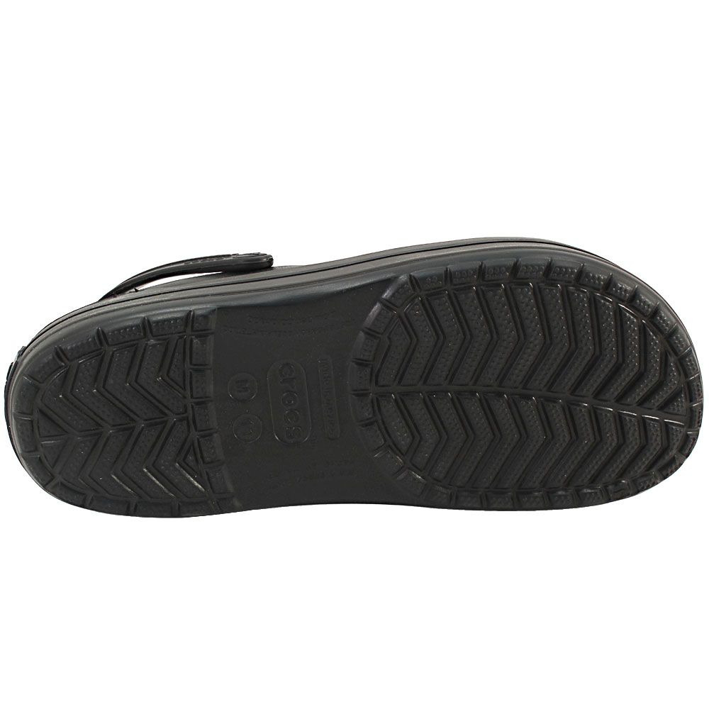 Crocs Crocband Water Sandals - Mens Black Grey Sole View