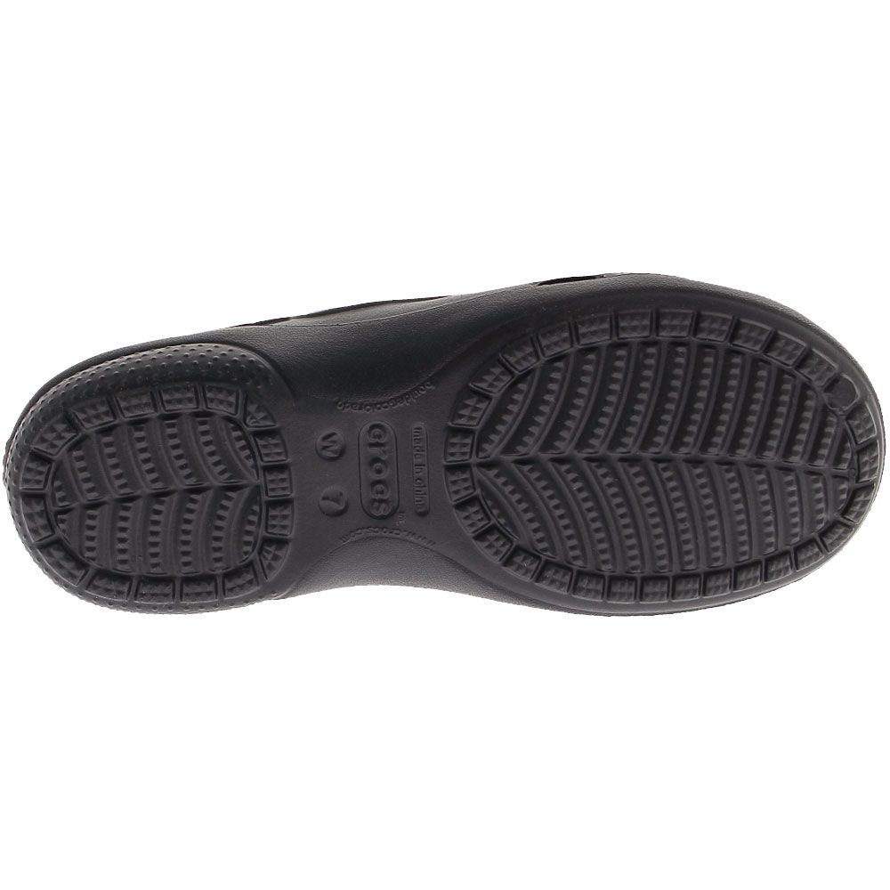 Crocs Freesail Clog Water Sandals - Womens Black Sole View
