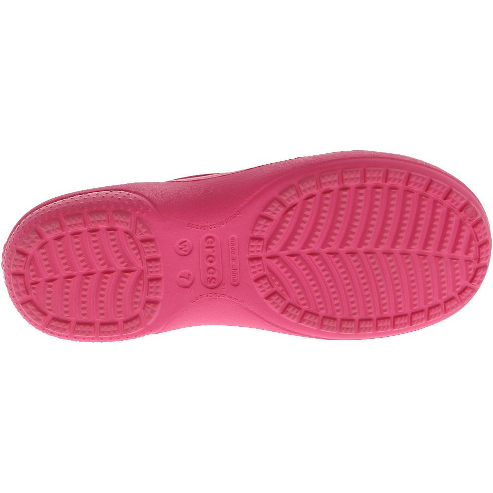 Crocs Freesail Clog Water Sandals - Womens Candy Pink Sole View