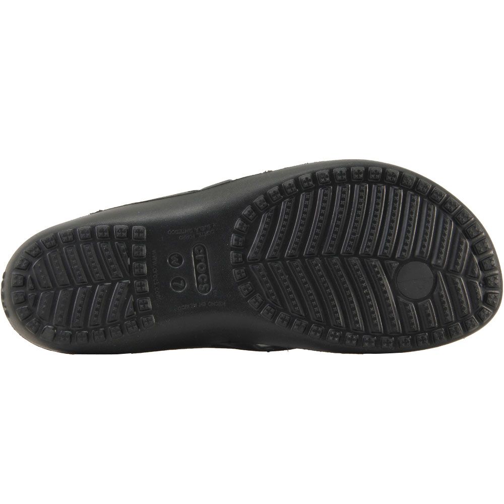 Crocs Kadee Flip Flop 2 Flip Flops - Womens Black Sole View