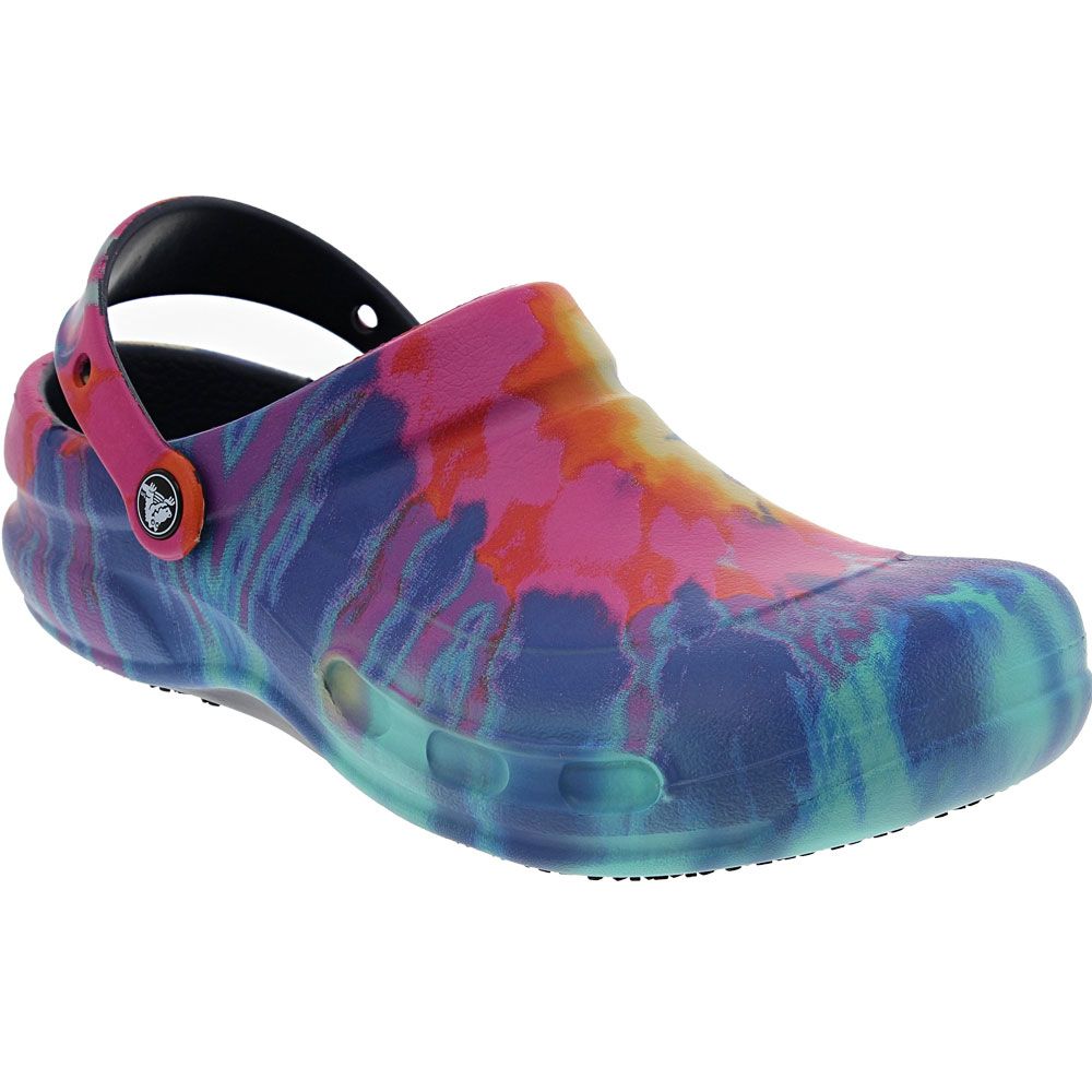 Crocs Bistro Graphic Water Sandals - Mens Tie Dye Navy