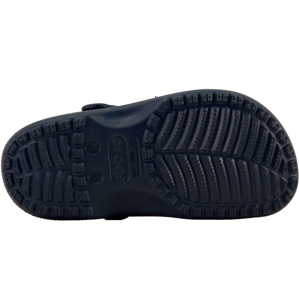 Crocs Classic Water Sandals - Boys | Girls Navy Sole View