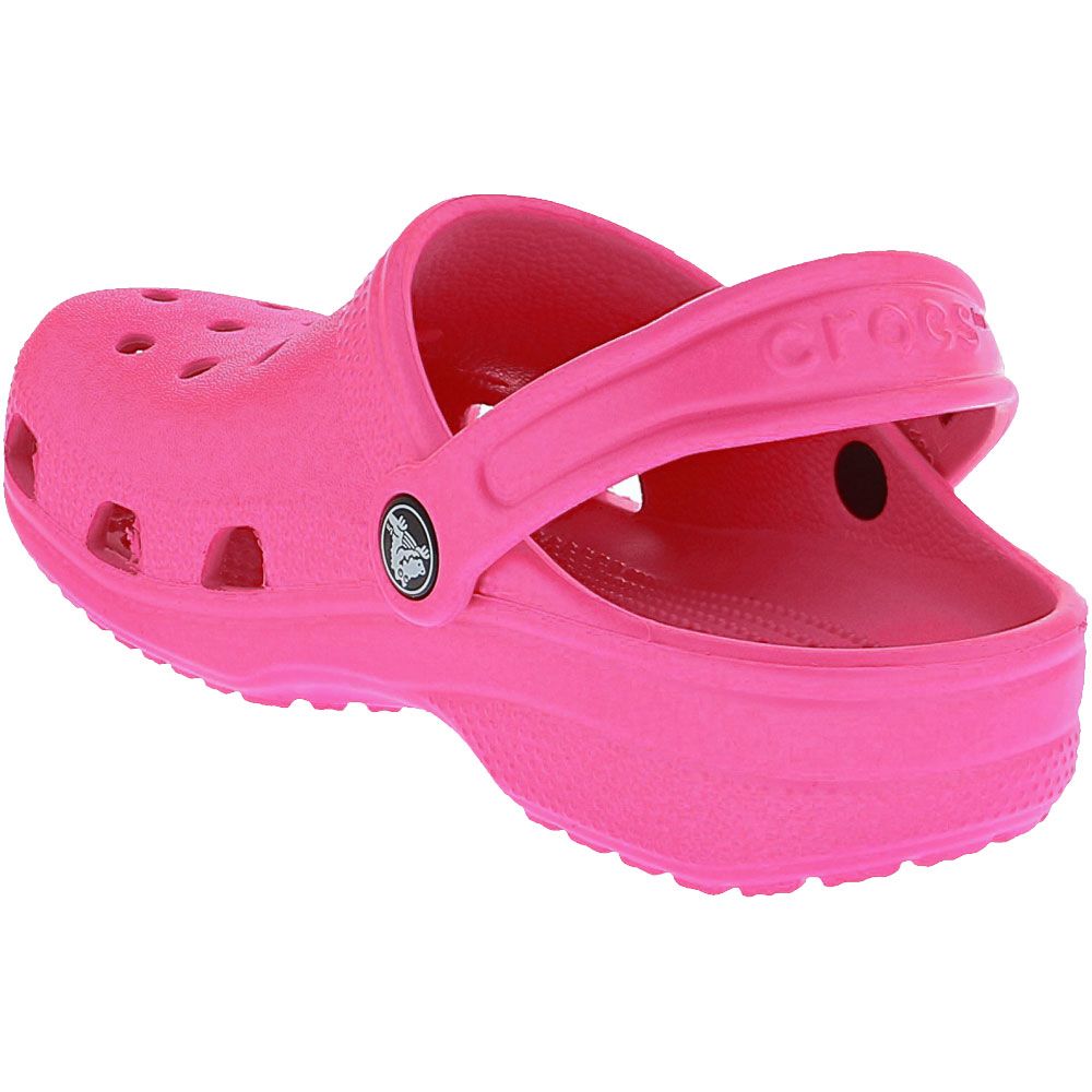 Crocs Classic Water Sandals - Boys | Girls Electric Pink Back View