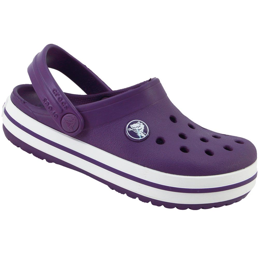 Crocs Crocband Water Kids Sandals Purple White