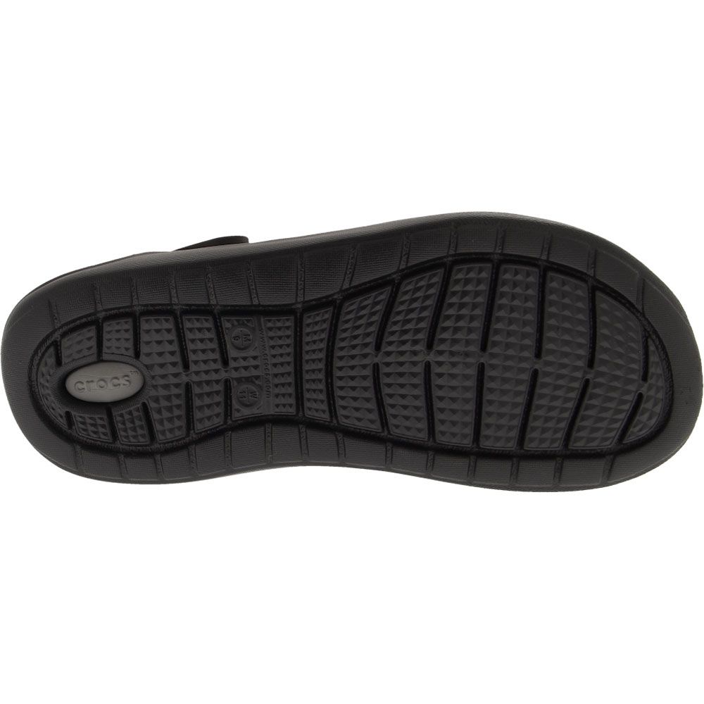 Crocs Lite Ride Clog 2 Water Sandals - Mens Black Grey Sole View