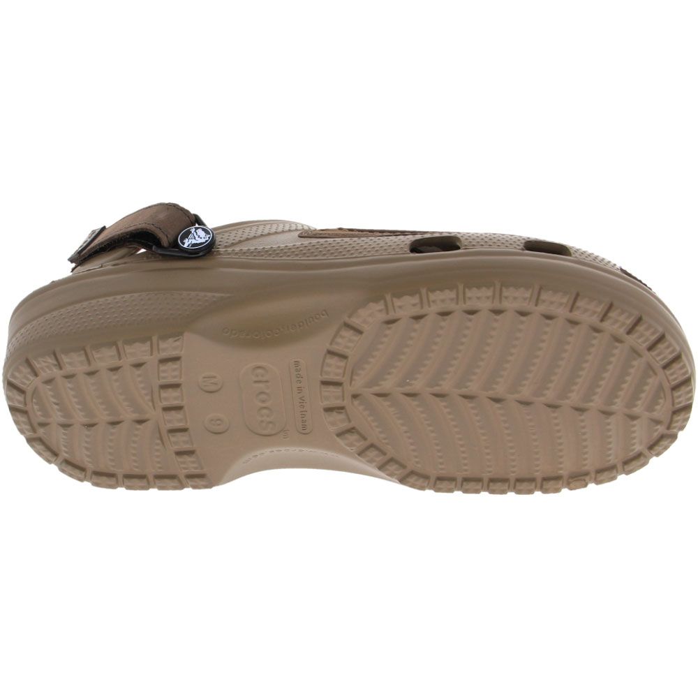 Crocs Yukon Vista Clog Water Sandals - Mens Brown Sole View