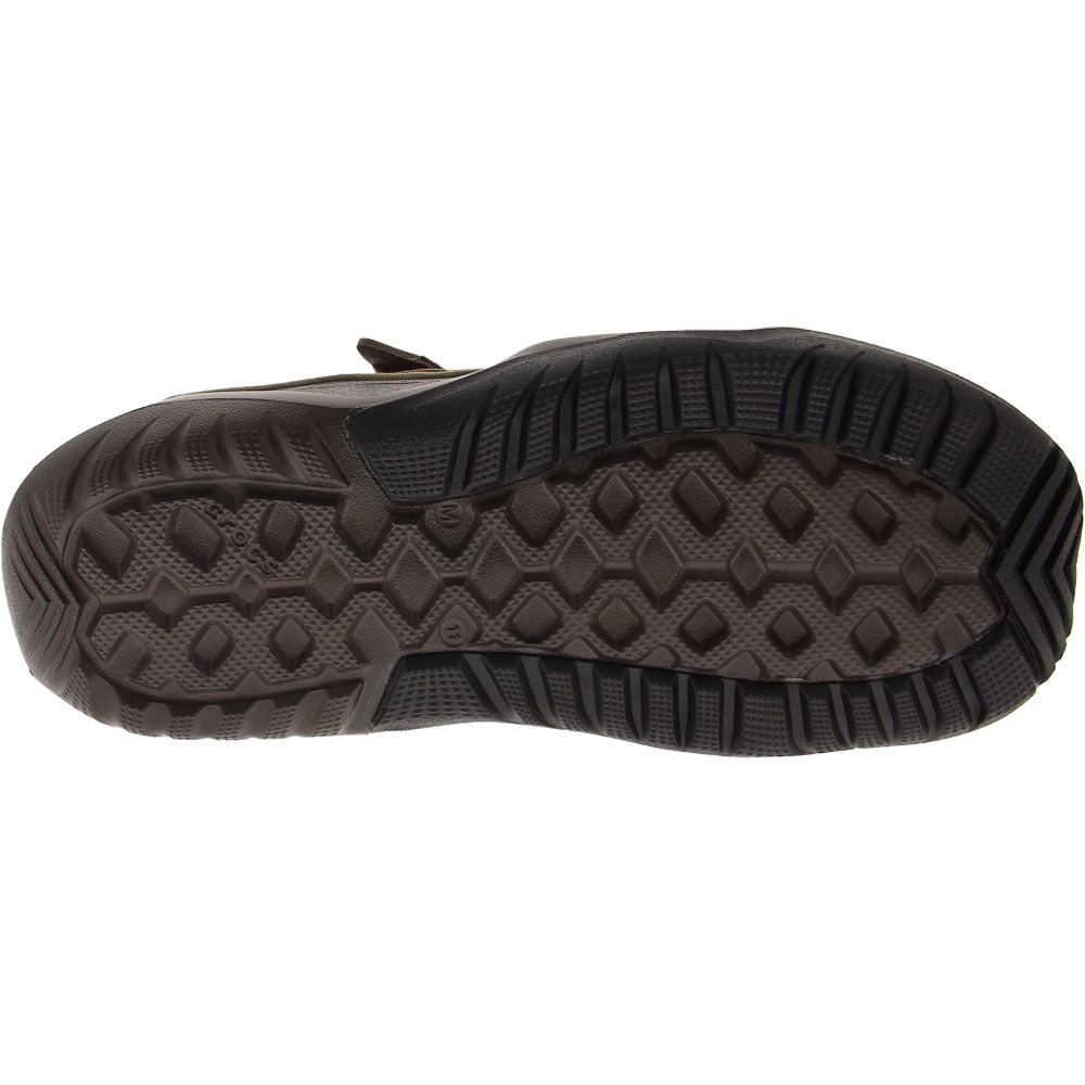 Crocs Swiftwater Mesh Deck Water Sandals - Mens Brown Sole View