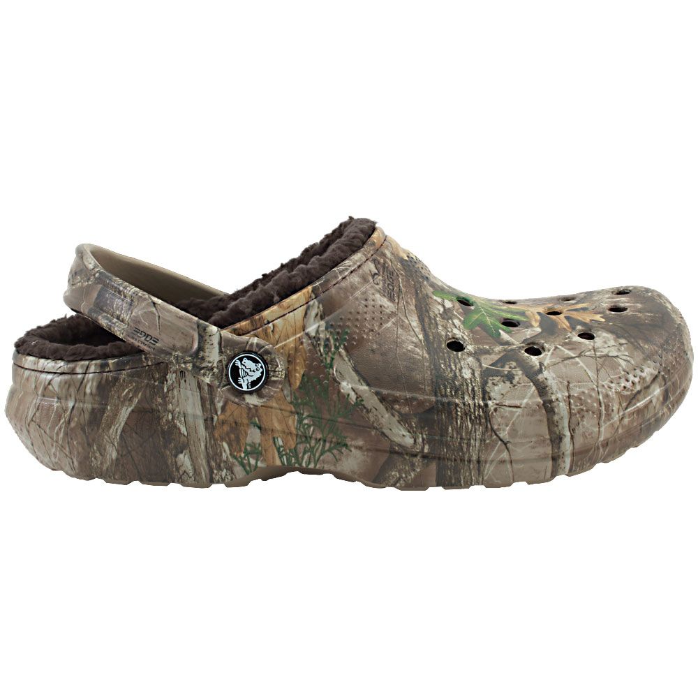 Crocs Classic Lined Realtree Water Sandals - Mens Camouflage Side View