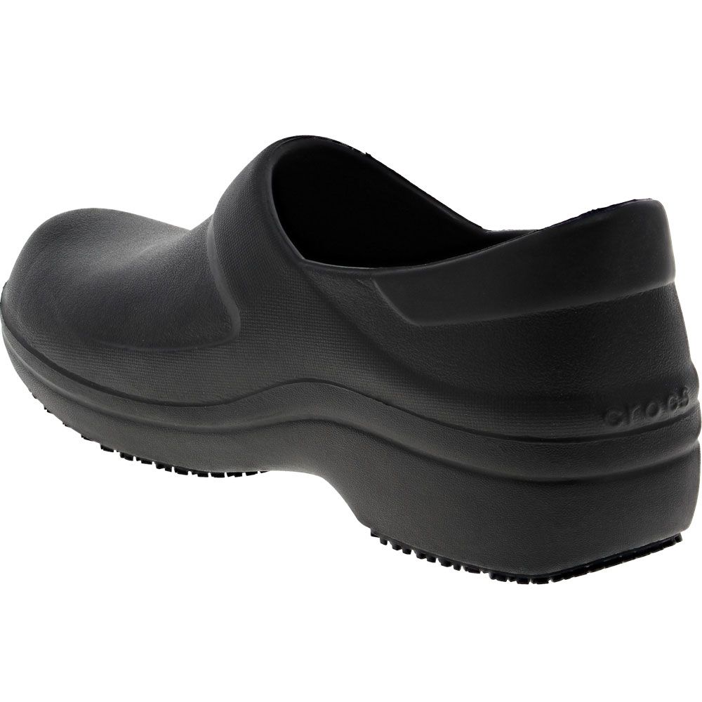 Crocs Neria Pro 2 Duty Shoes - Womens Black Back View
