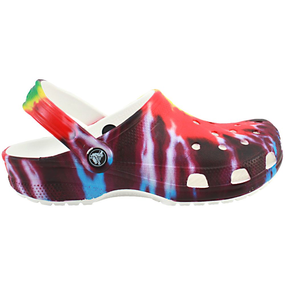Crocs Classic Tie Dye Graphi Water Sandals - Mens Multi Tye Dye Side View