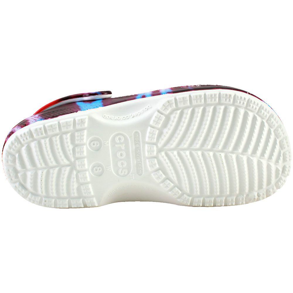 Crocs Classic Tie Dye Graphi Water Sandals - Mens Multi Tye Dye Sole View
