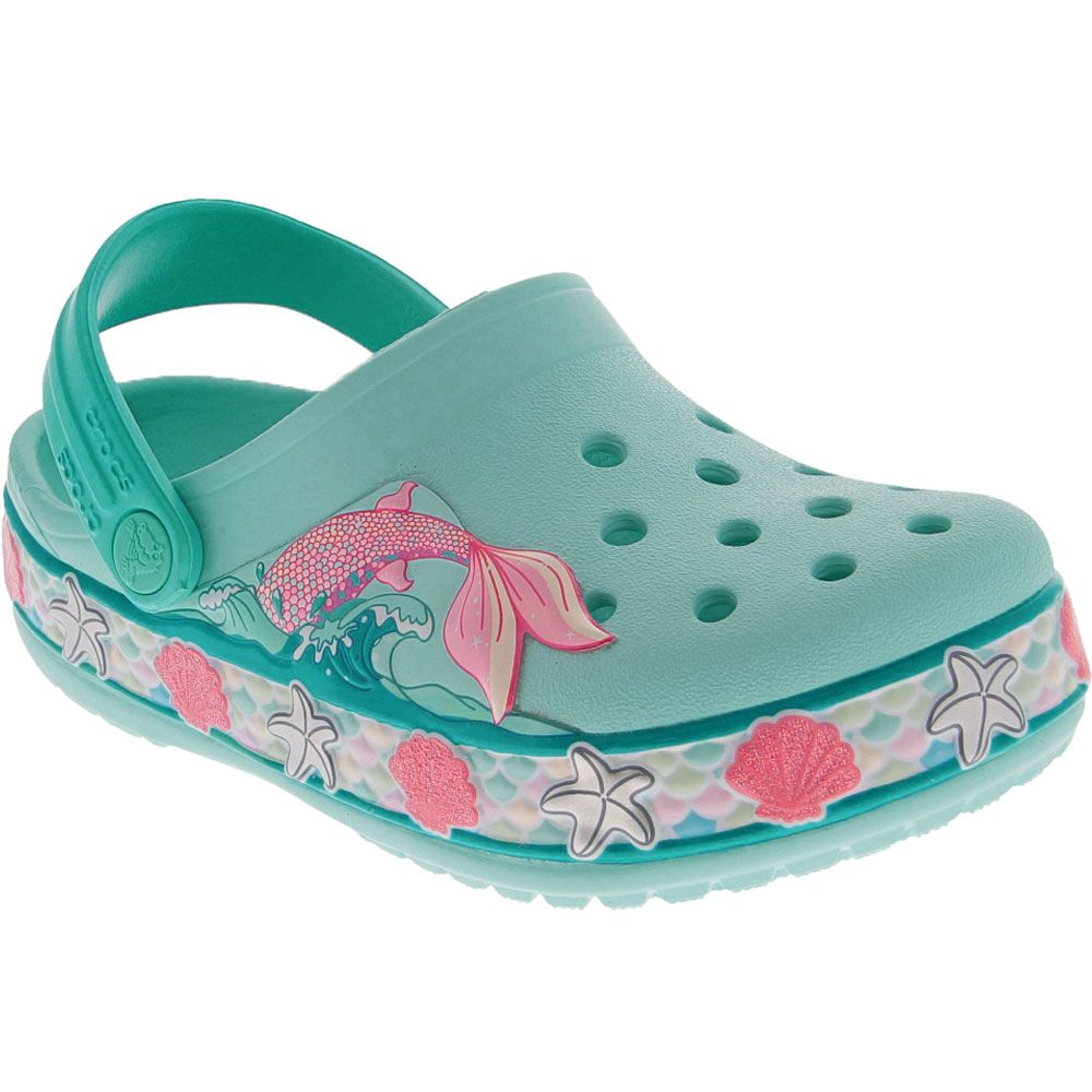 Crocs Fun Lab Mermaid Water Sandals - Girls Ice Blue