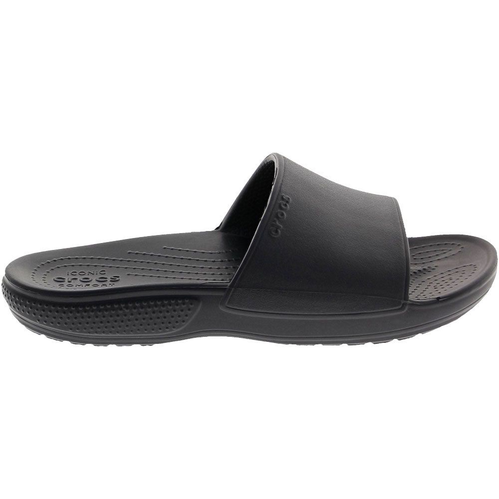 Crocs Classic 2 Slide Slide Sandals - Mens Black Side View