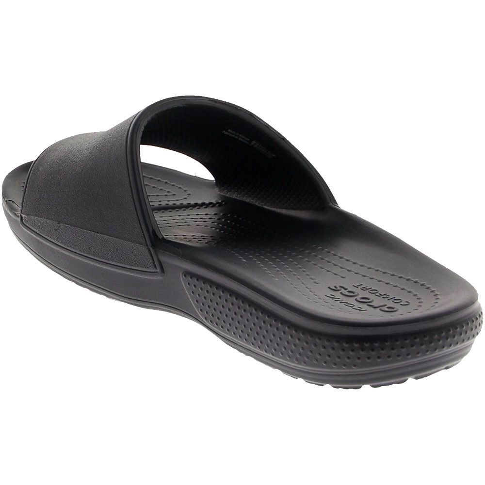 Crocs Classic 2 Slide Slide Sandals - Mens Black Back View