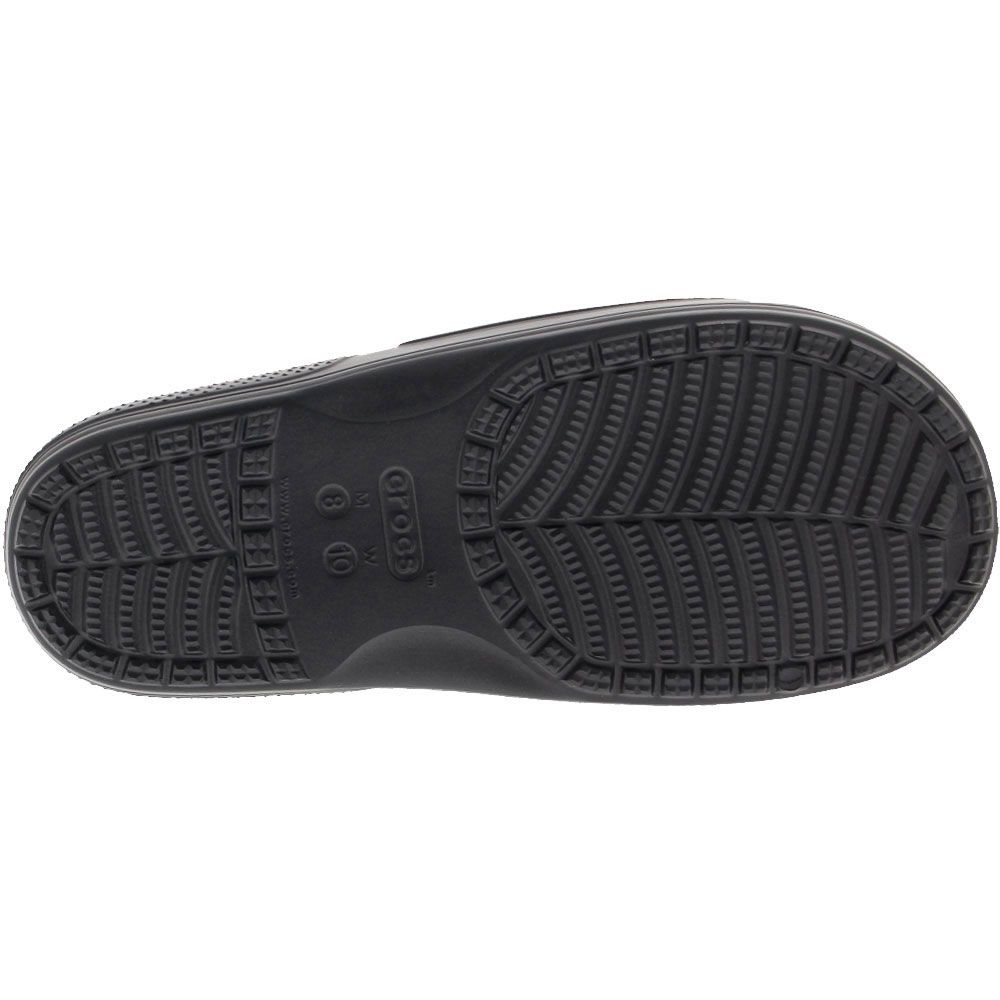 Crocs Classic 2 Slide Slide Sandals - Mens Black Sole View