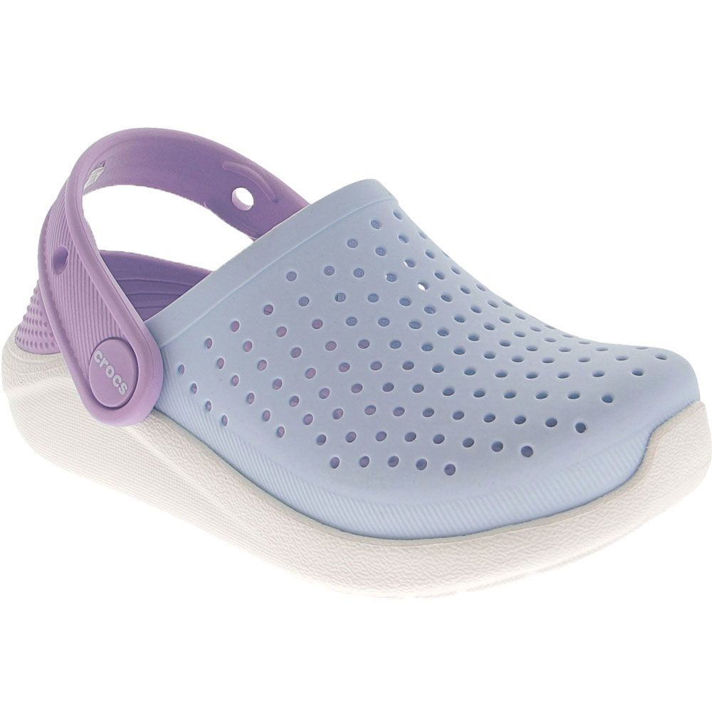 Crocs Lite Ride Clog Water Sandals - Girls Light Blue