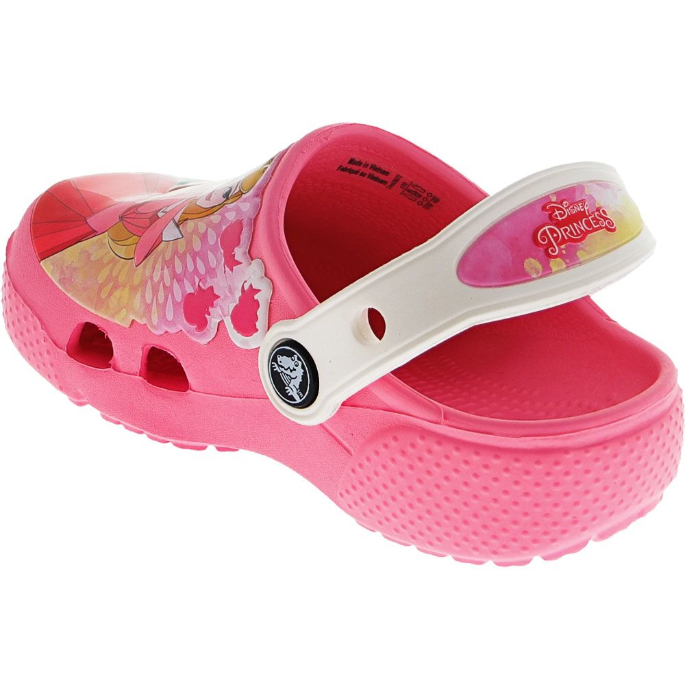 Crocs Princess Funlab Water Sandals - Girls Pink Back View