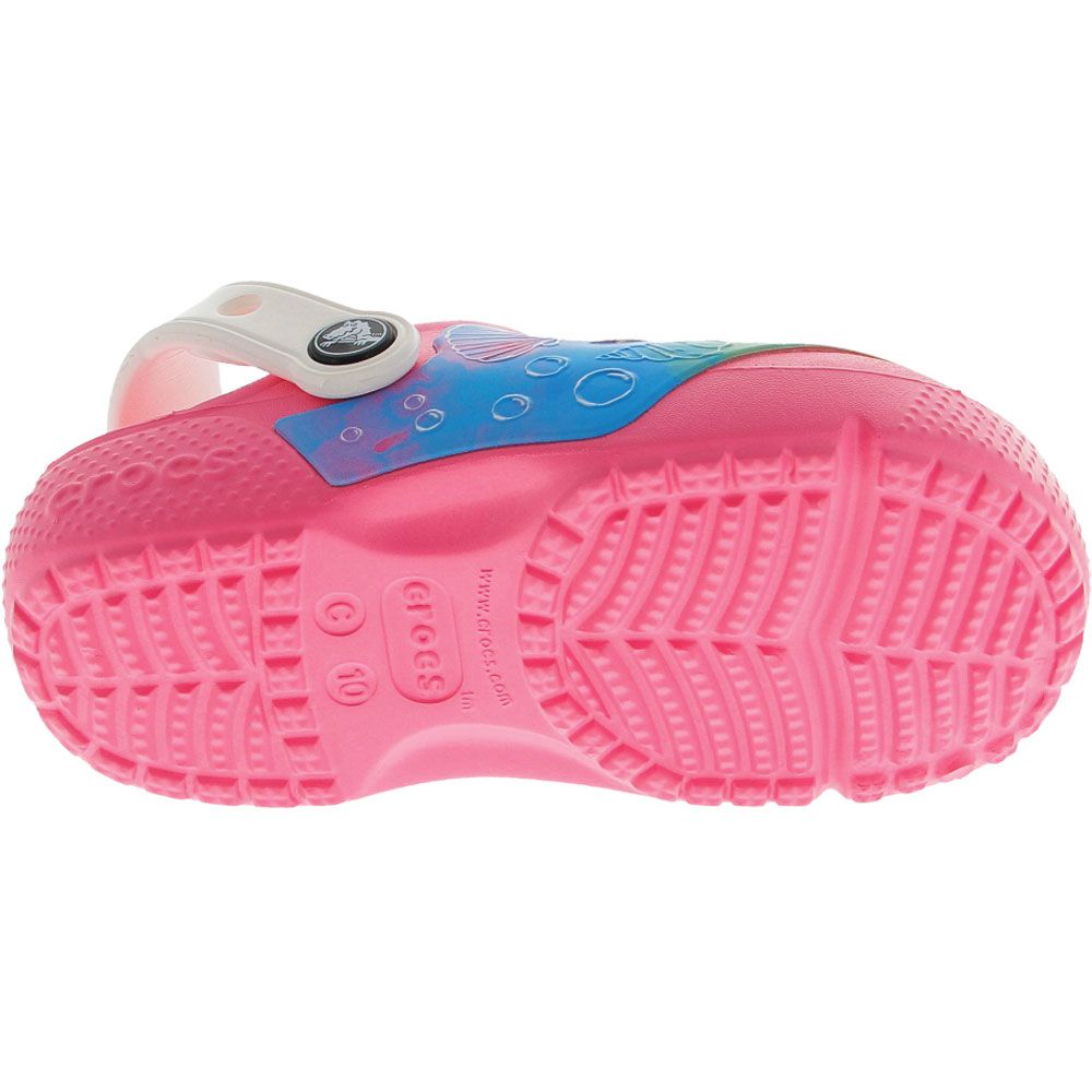 Crocs Princess Funlab Water Sandals - Girls Pink Sole View