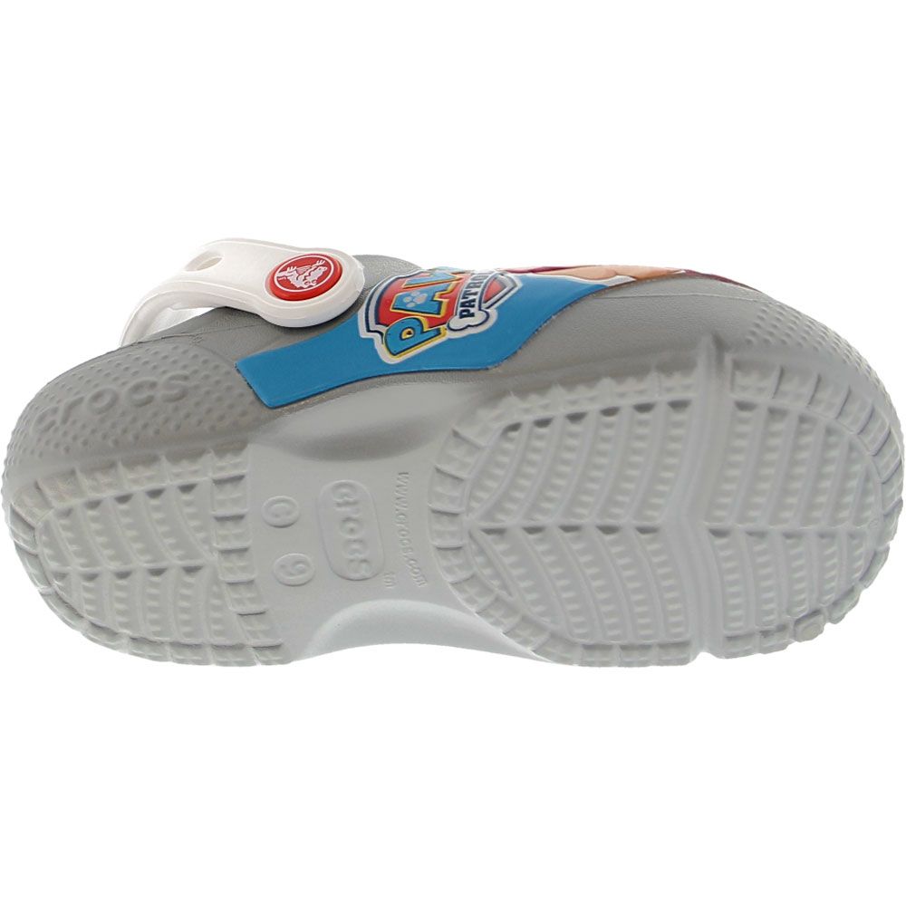 Crocs Paw Patrol Funlab Water Sandals - Boys | Girls Grey Sole View