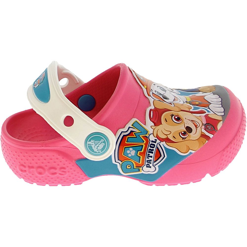 Crocs Paw Patrol Funlab Water Sandals - Boys | Girls Pink Side View
