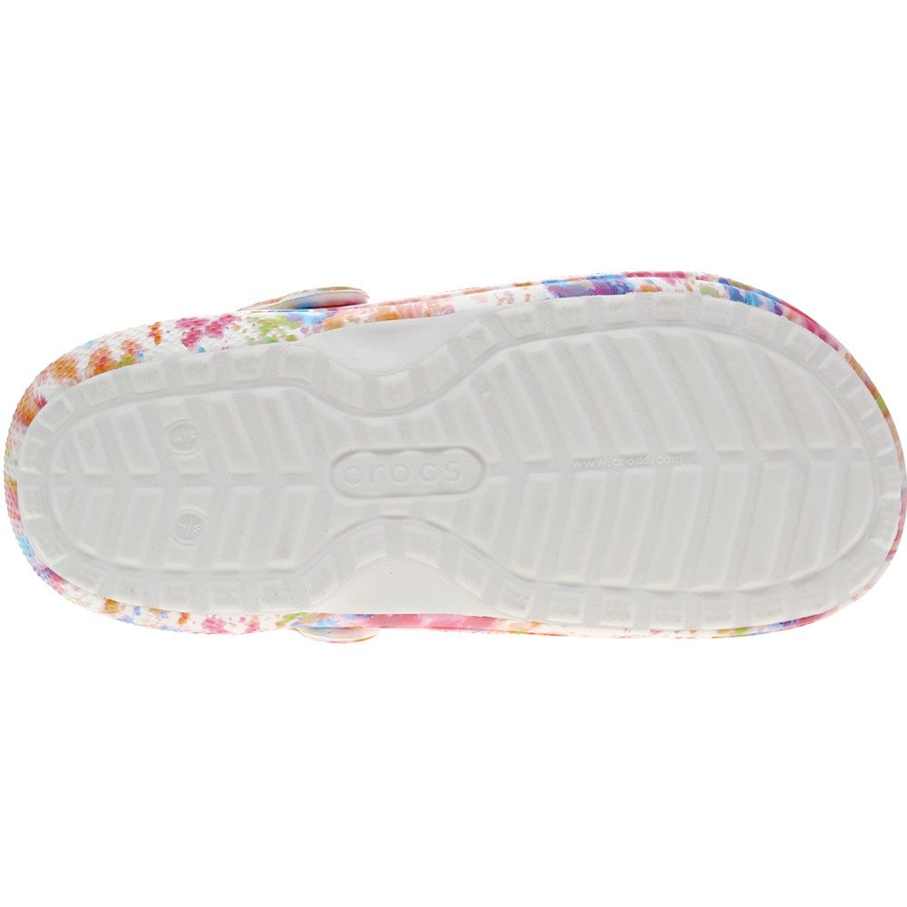 Crocs Classic Lined Tie Dye Water Sandals - Mens Multi Sole View