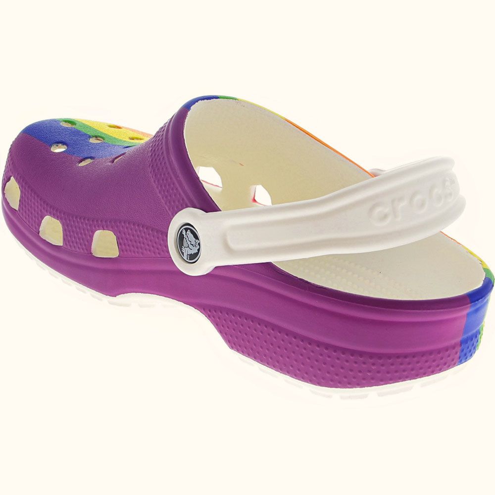 Crocs Classic Rainbow Water Sandals - Mens Multi Rainbow Back View