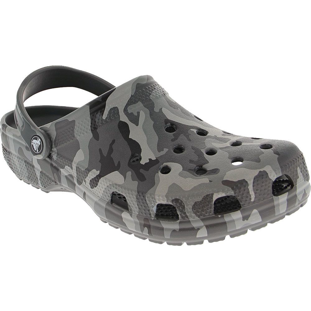 Crocs Classic Printed Camo C Water Sandals - Mens Grey