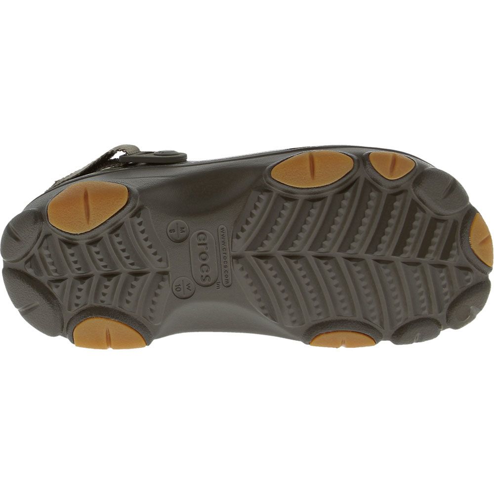 Crocs All Terrain Mossy Oak Water Sandals - Mens Camouflage Sole View