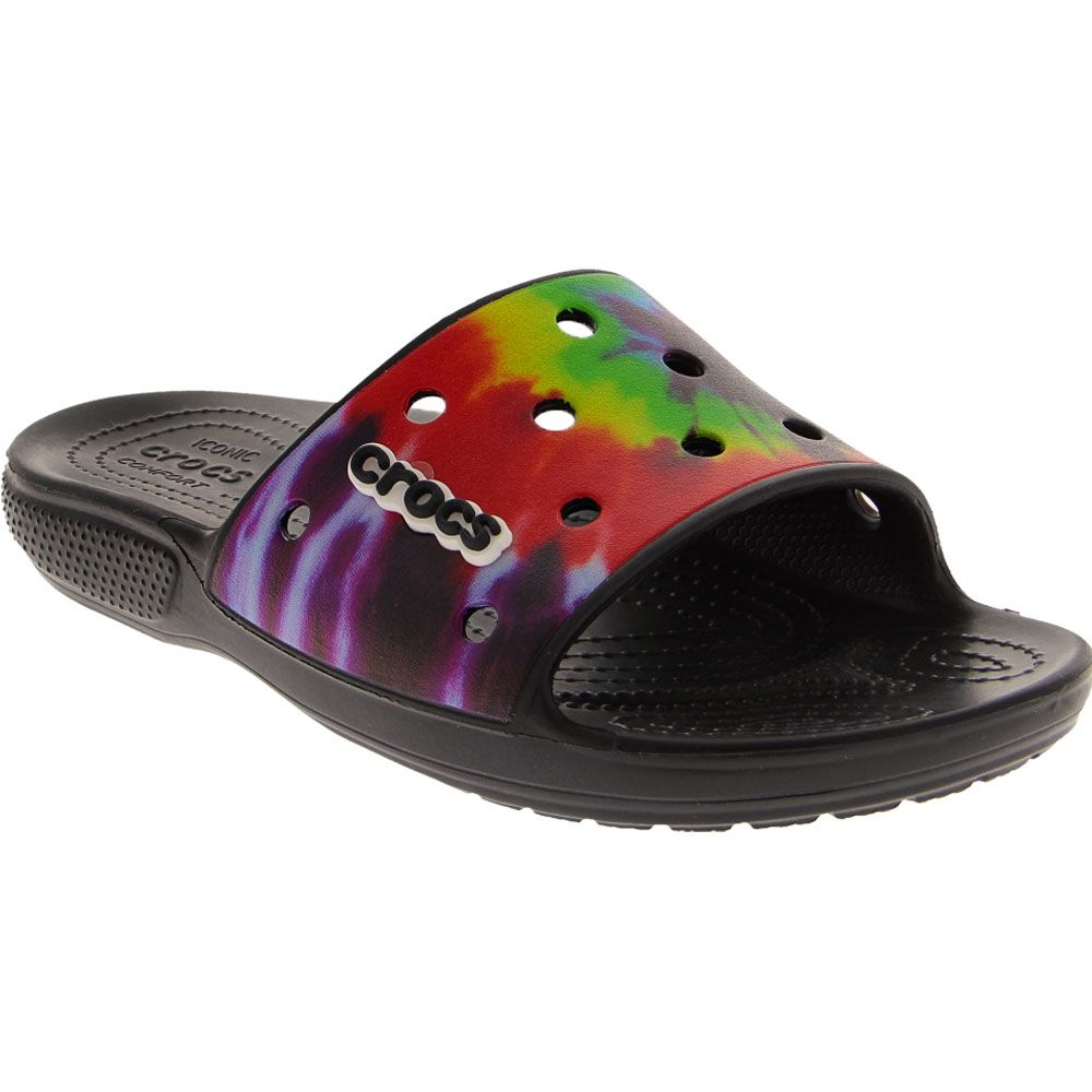 Crocs Classic Croc Slide Ti Slide Sandals - Mens Black Multi