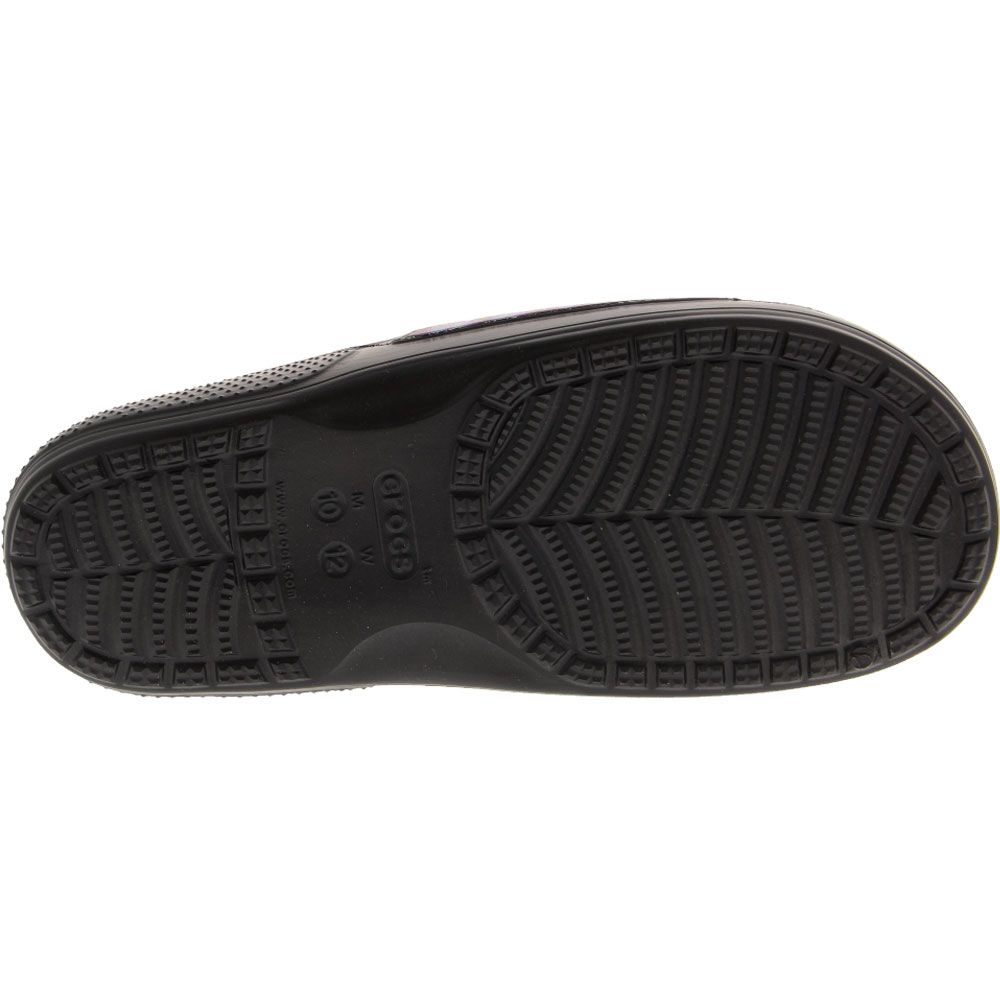 Crocs Classic Croc Slide Ti Slide Sandals - Mens Black Multi Sole View