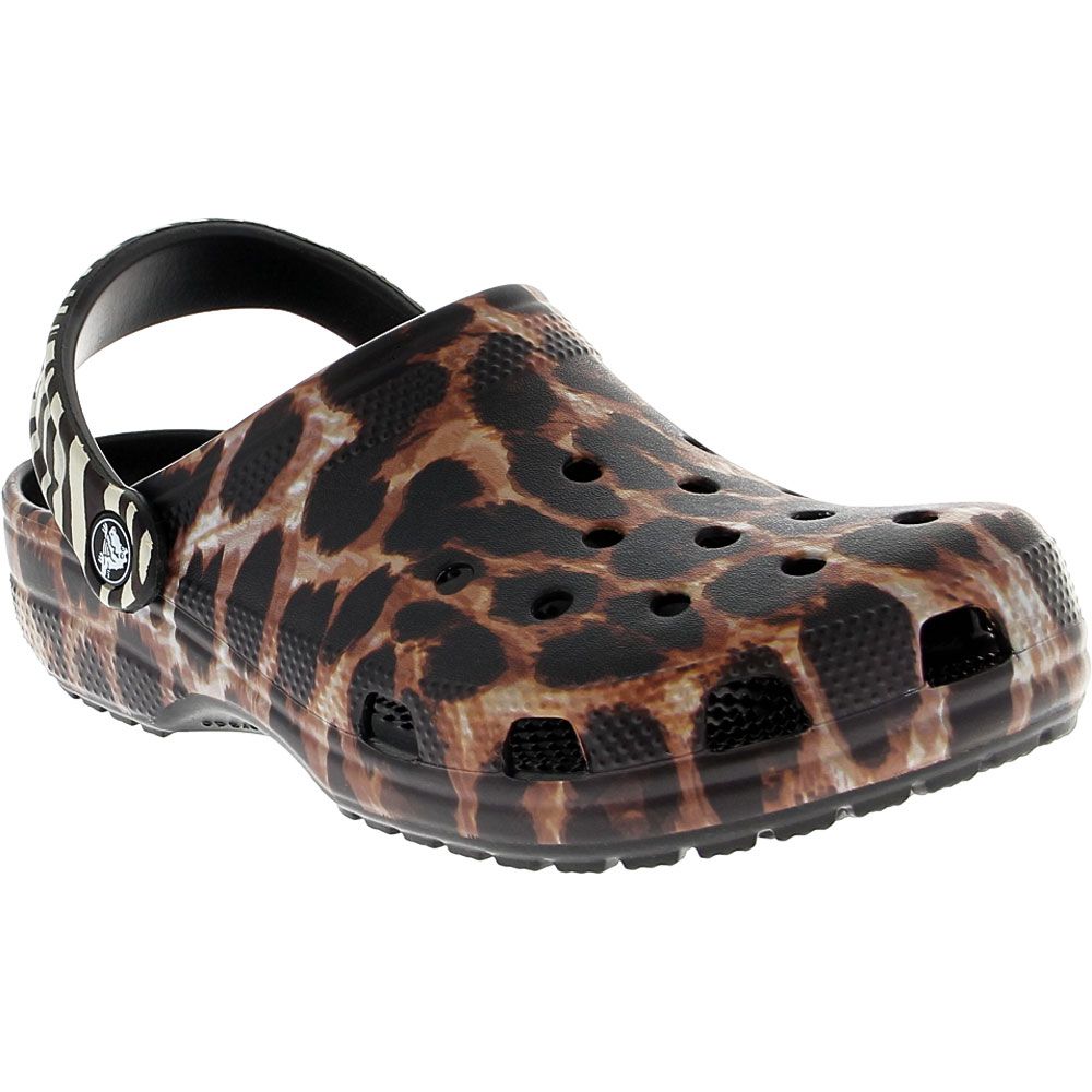 Crocs Classic Animal Clog Water Sandals - Mens Leopard