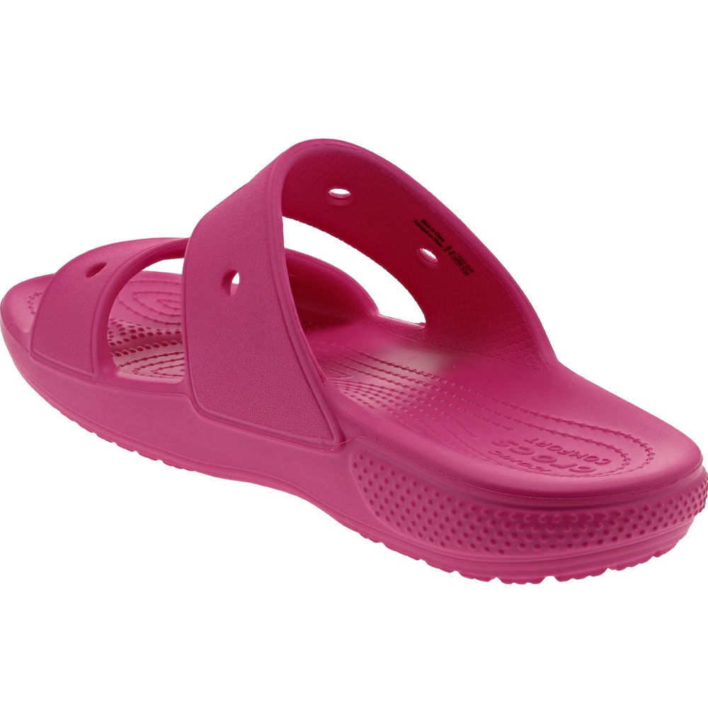 Crocs Classic Sandal Unisex Sandals Juice Pink Back View