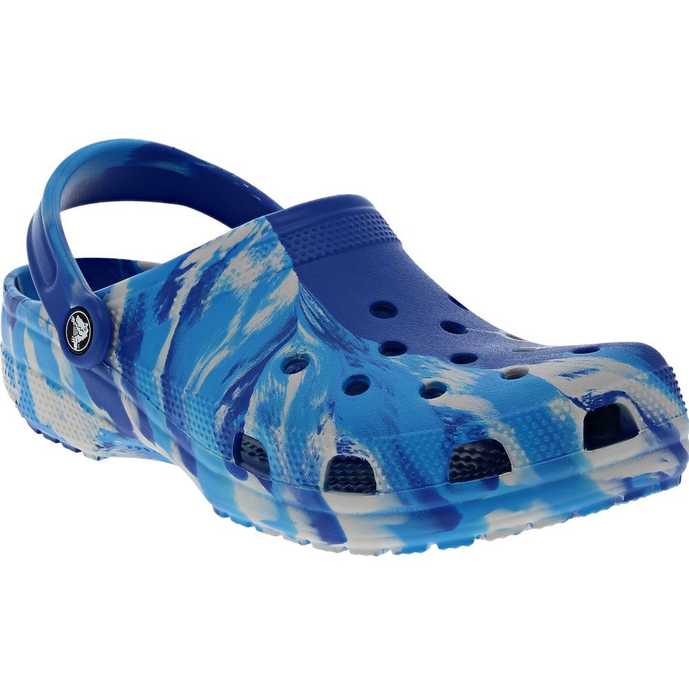 Crocs Classic Marbled Water Sandals - Mens Blue