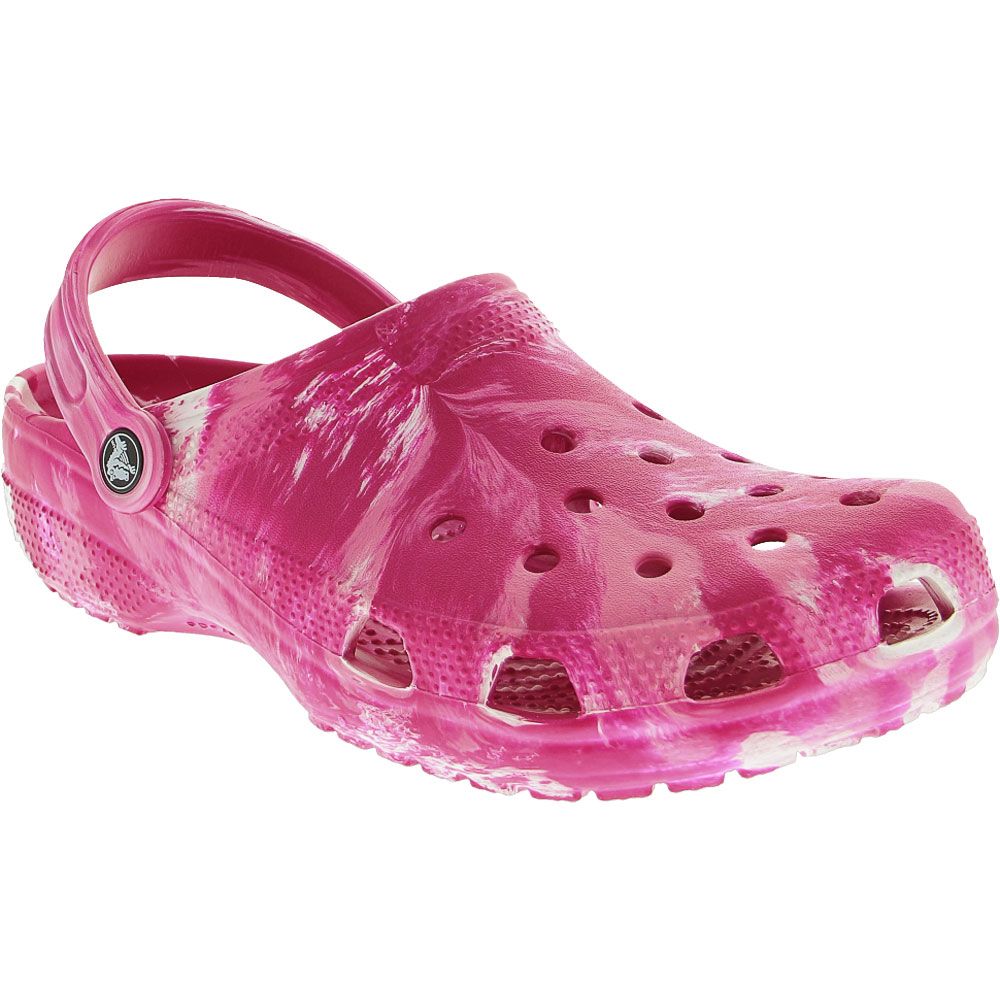 Crocs Classic Marbled Water Sandals - Mens Pink White