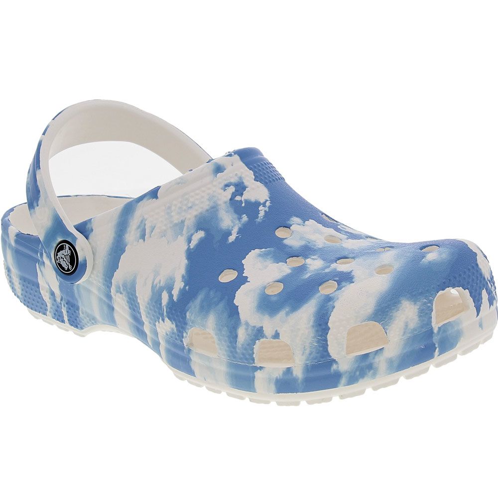 Crocs Classic Out Of This Wo Water Sandals - Mens White Blue Clouds