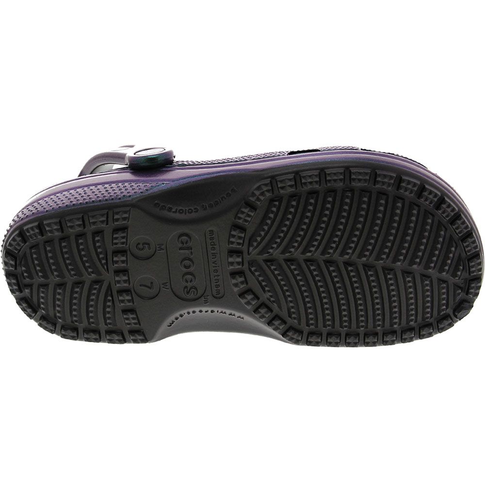 Crocs Classic Prismatic Water Sandals - Mens Black Sole View