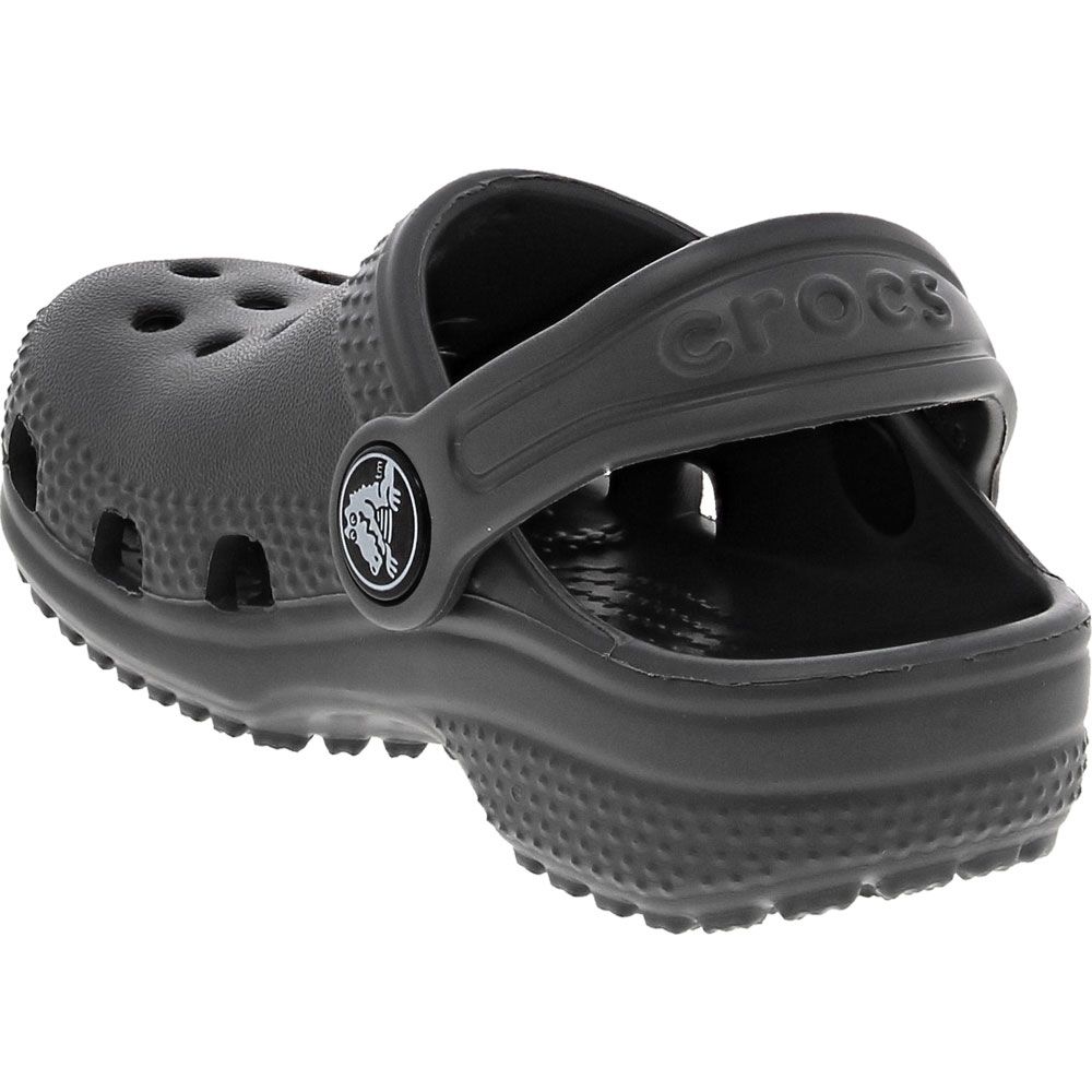 Crocs Classic Toddler Sandals - Baby Toddler Slate Grey Back View