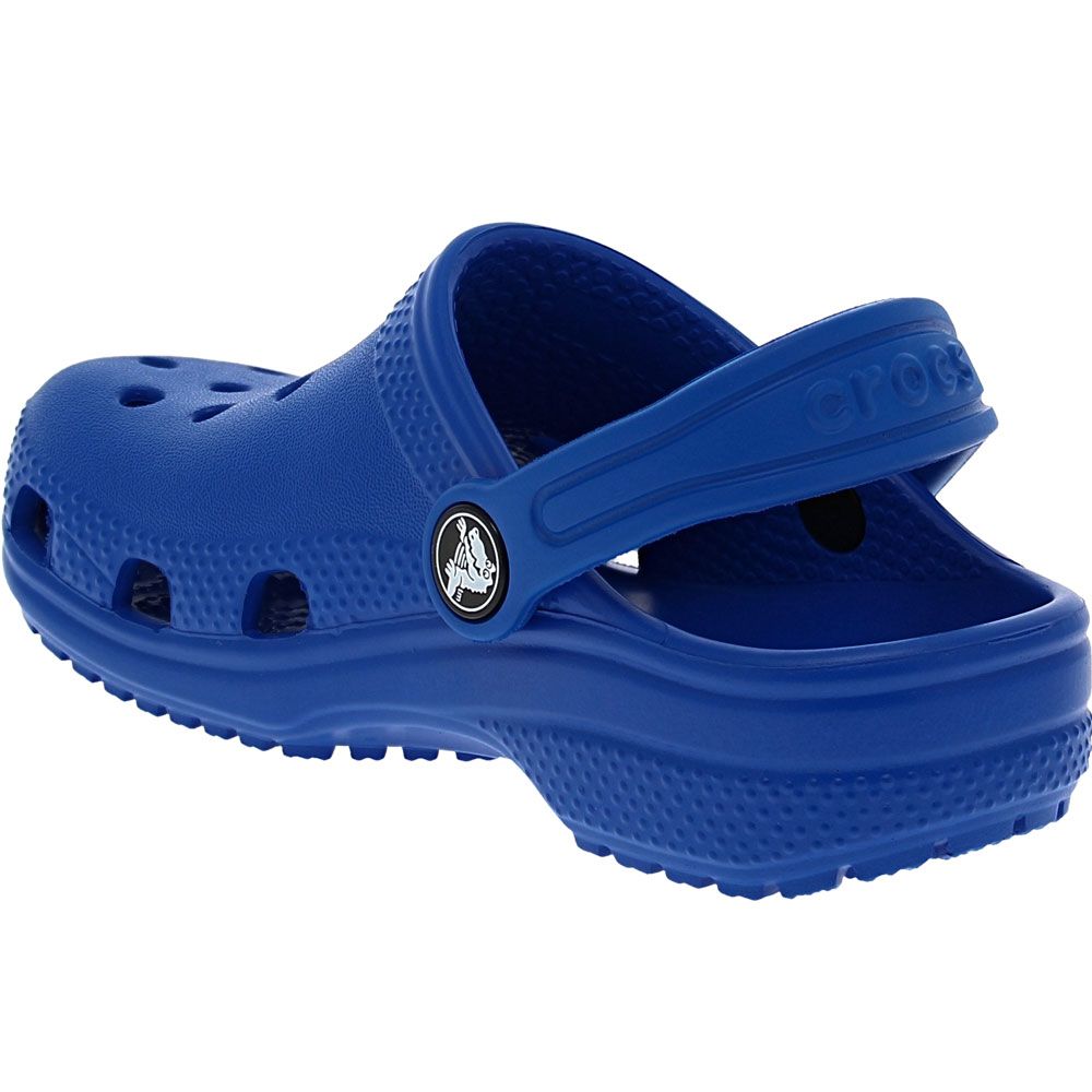 Crocs Classic Toddler Sandals - Baby Toddler Blue Bolt Back View