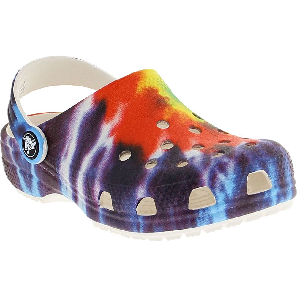 Crocs Classic Tie Dye Youth Water Sandals Multi