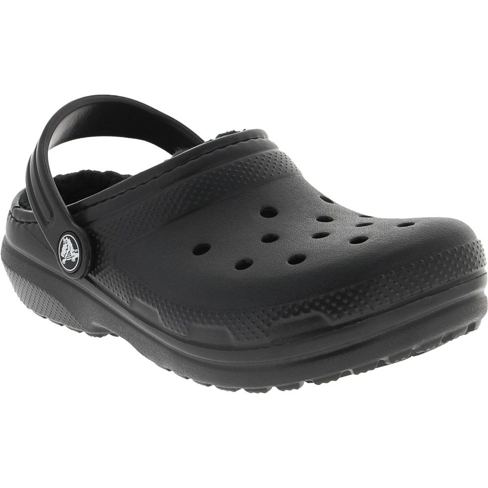 Crocs Classic Lined Clog K Water Sandals - Boys | Girls Black