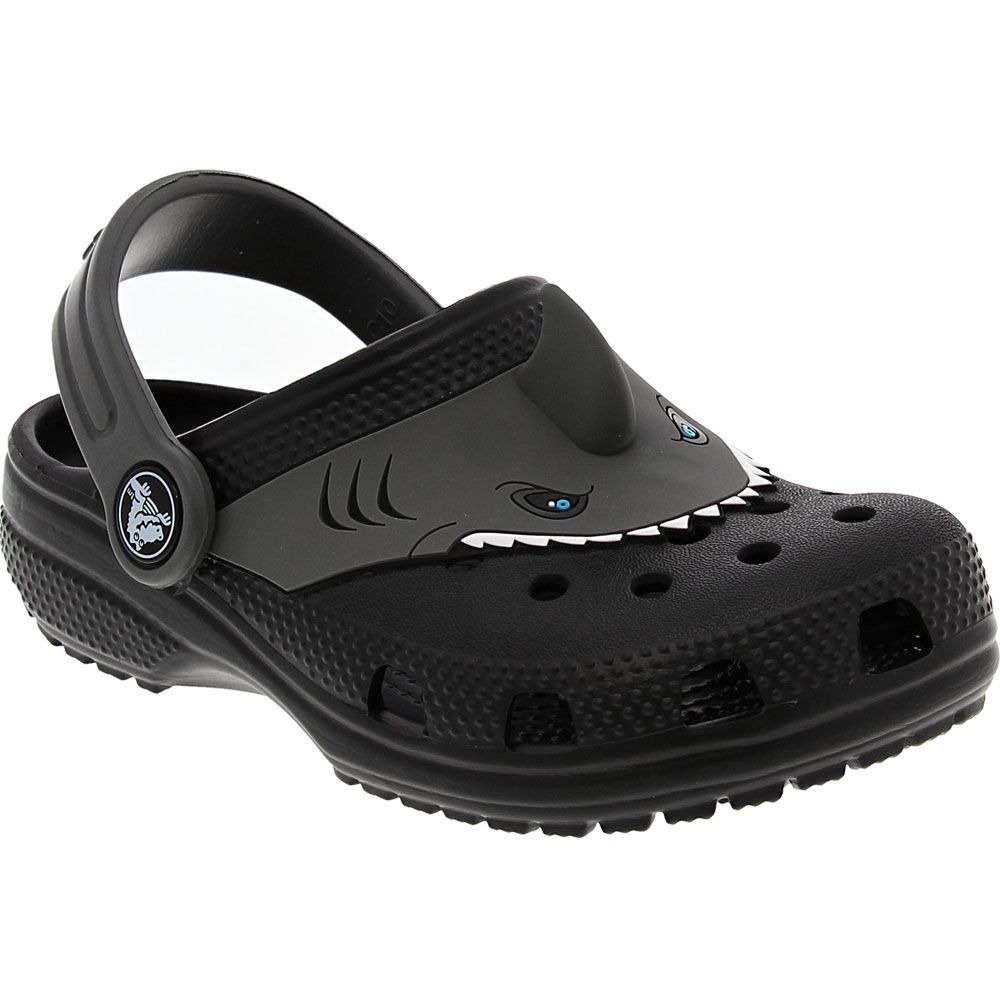 Crocs Classic I Am Shark Water Sandals - Boys Black