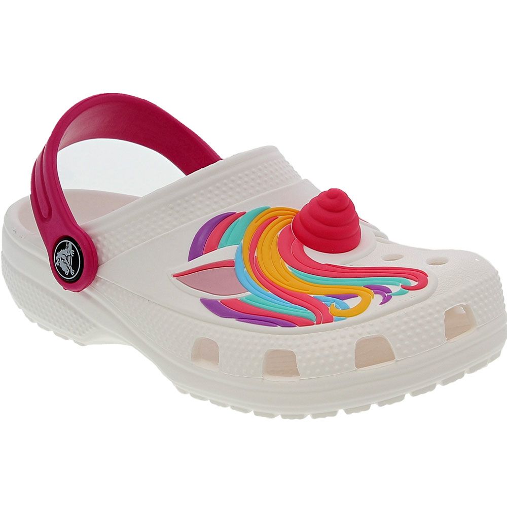 Crocs Classic I Am Unicorn Water Sandals - Girls White