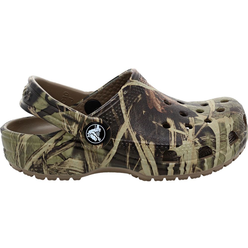 Crocs Classic Realtree Clog 2 Toddler Sandals Camouflage Side View