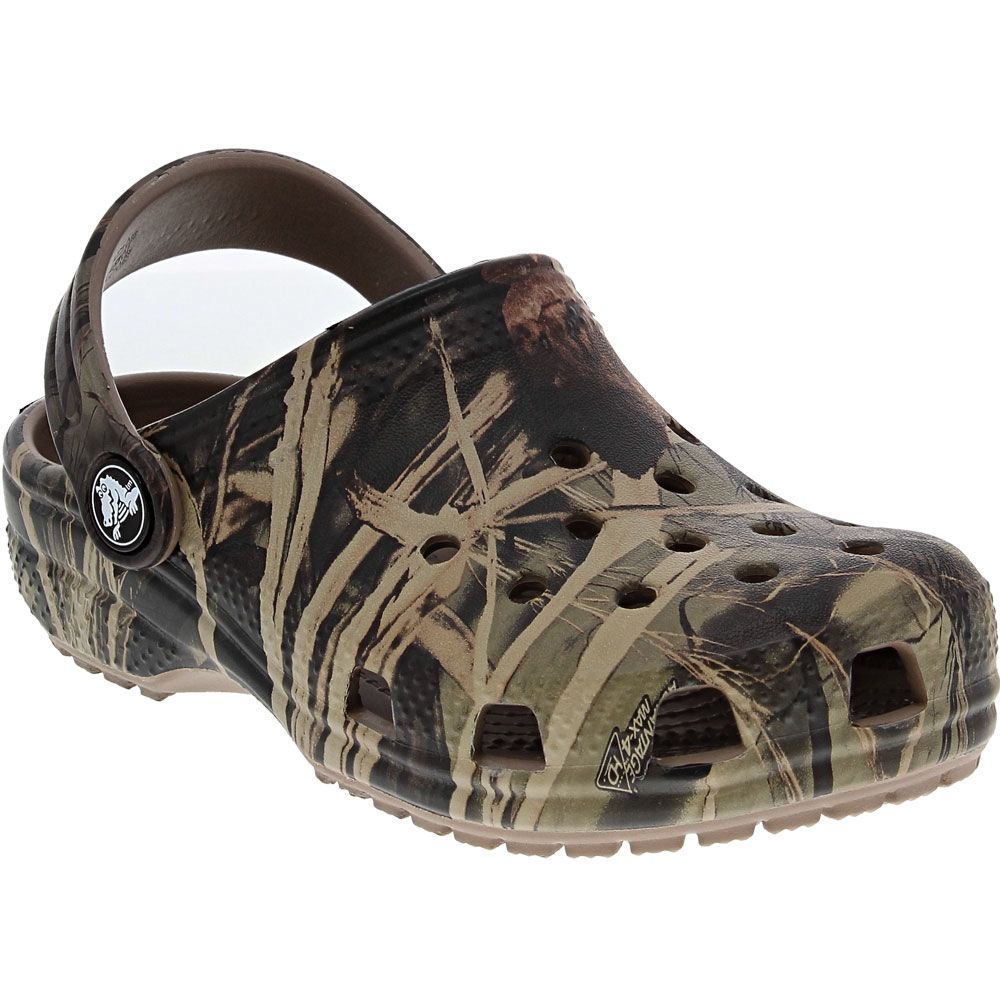 Crocs Classic Realtree Clog Youth Water Sandals Camouflage