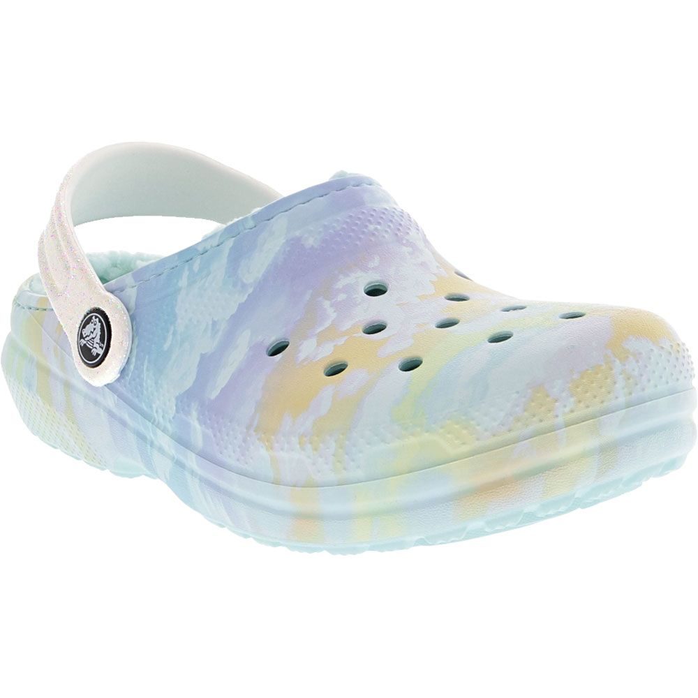 Crocs Classic Lined Out Of This World Kids Clogs Pastel Clouds