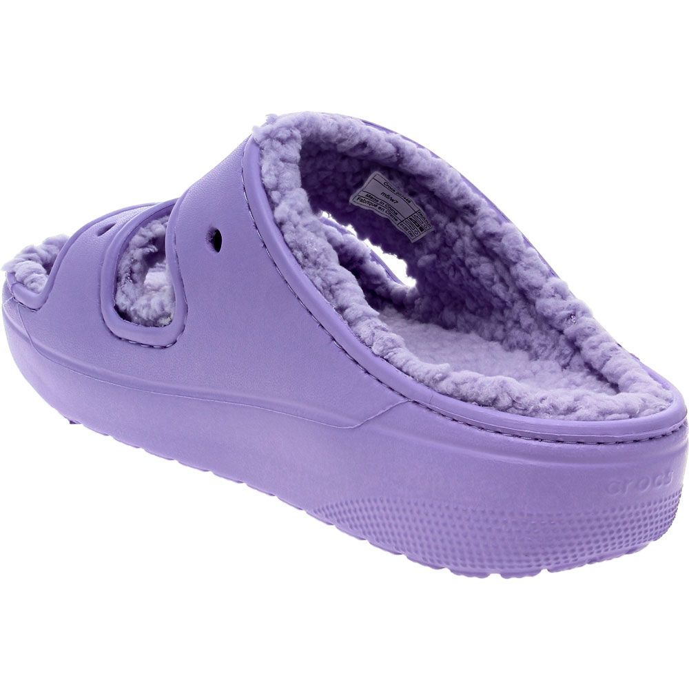 Crocs Cozzzy Sandal Sandals - Womens Digital Violet Back View