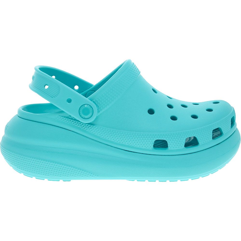 Crocs Classic Crush Clog Water Sandals - Womens Neptune Side View