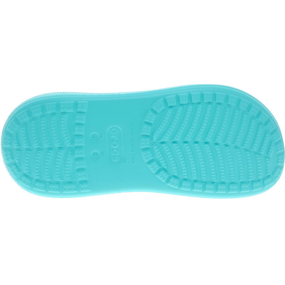 Crocs Classic Crush Clog Water Sandals - Womens Neptune Sole View