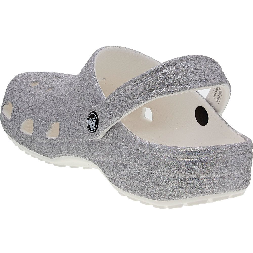 Crocs Classic Glitter 2 Unisex Water Sandals  Multi Glitter Back View